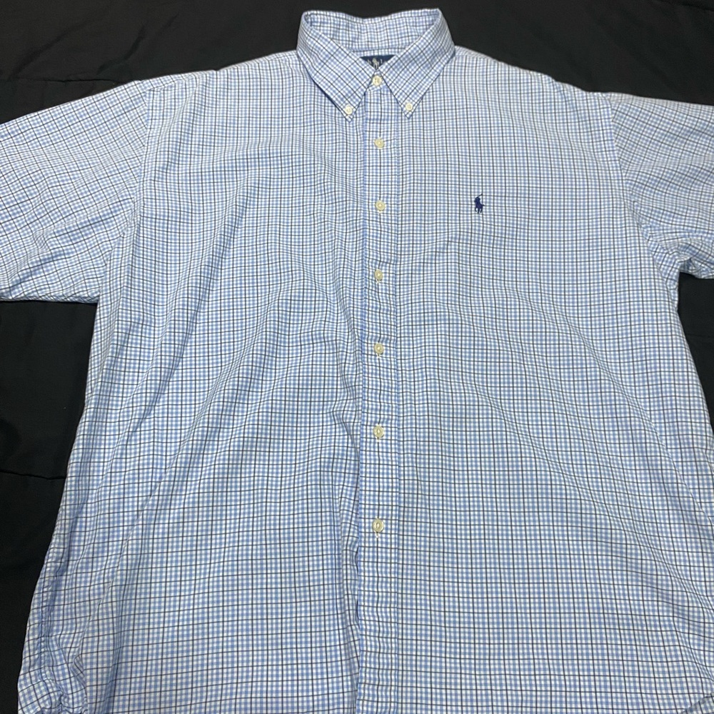 Ralph Lauren Blue Checkered Shirt
